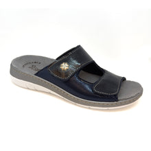 Ciabatte da donna con doppia fascia con velcro e plantare estraibile - Art. 311