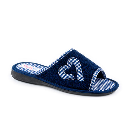 Ciabatte da donna in spugna con cuore - Art. 109