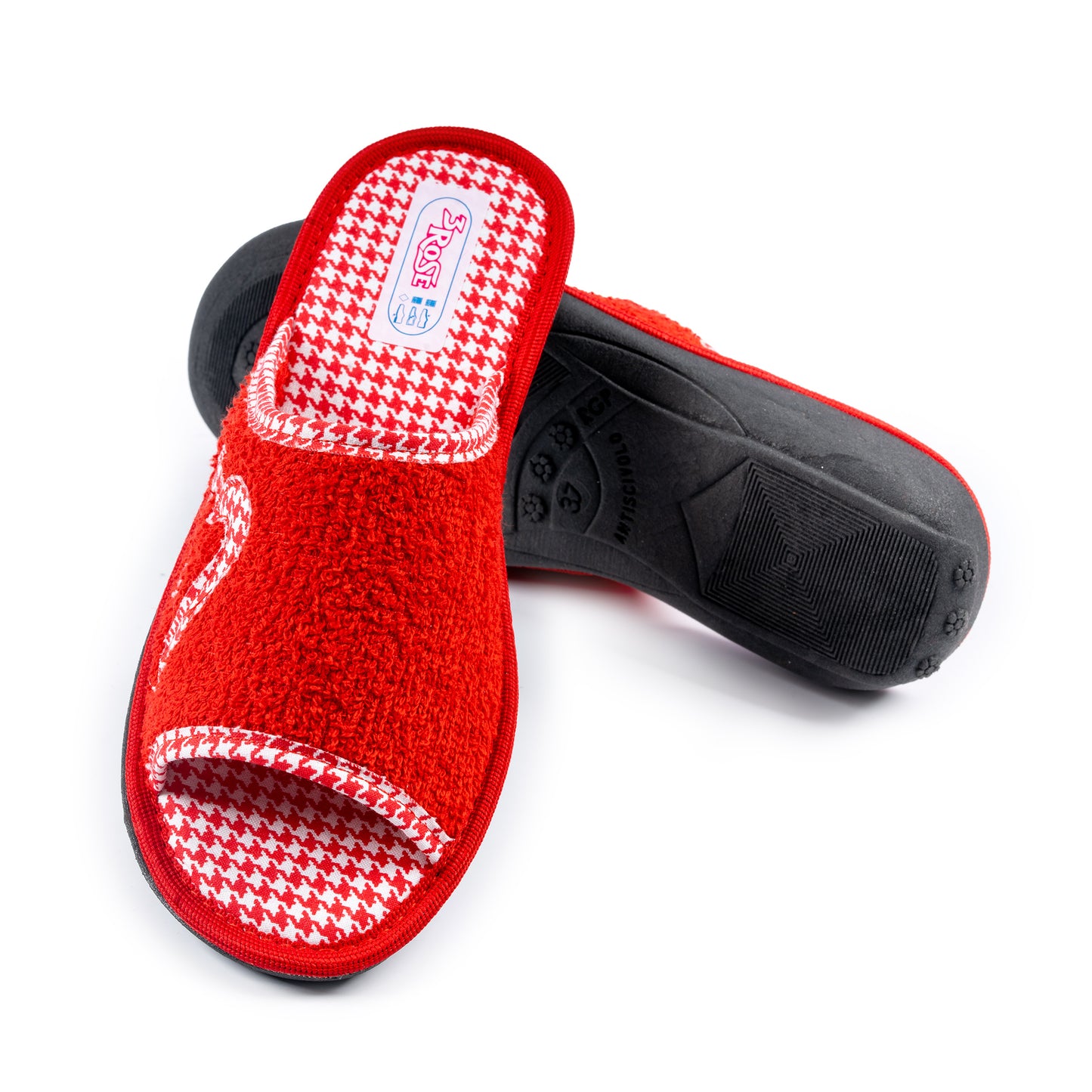 Ciabatte da donna in spugna con cuore - Art. 109