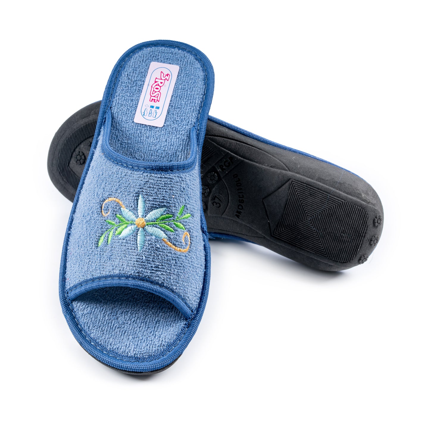 Ciabatte da donna in spugna ricamata – Art. 115