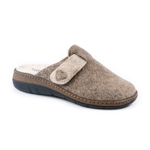 Ciabatte da donna Beige invernali in feltro - Art. 1603