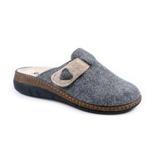 Ciabatte da donna Grigie invernali in feltro - Art. 1603