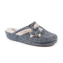 Ciabatte da donna Grigia con zeppa interna in sughero 3,5 cm - Art. 161