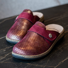 Ciabatte da donna invernali con sottopiede in vera pelle - Art. 1613