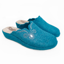 Ciabatte da donna invernali con zeppa in vero sughero - Art. 165