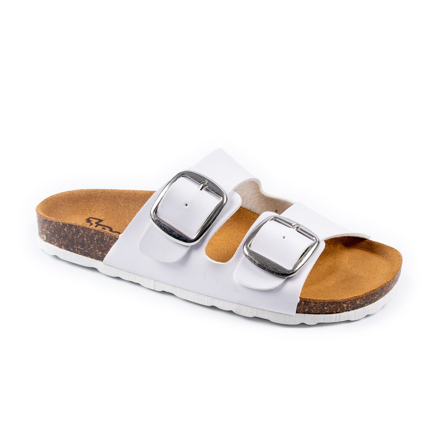 Ciabatta da donna, doppia fascia in ecopelle, fondo anatomico - Art. 23