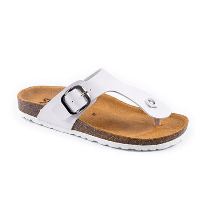 Infradito da donna in ecopelle, fondo anatomico - Art. 25