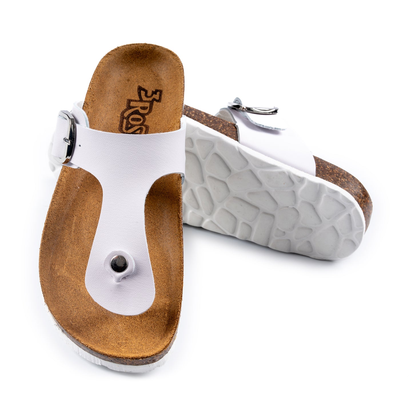 Infradito da donna in ecopelle, fondo anatomico - Art. 25