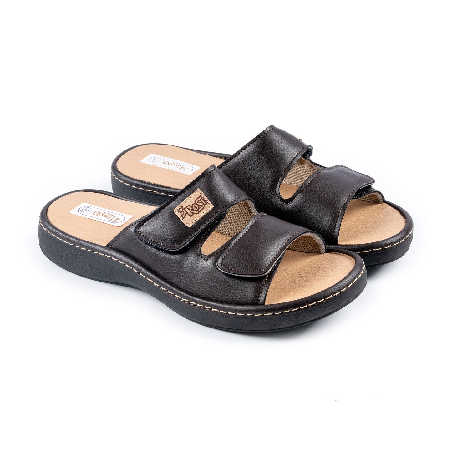 Ciabatte da uomo regolabili con velcro e plantare estraibile – Art. 3420