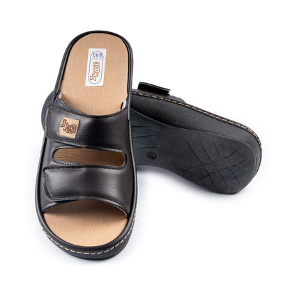 Ciabatte da uomo regolabili con velcro e plantare estraibile – Art. 3420