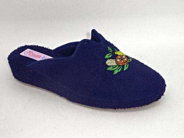 Ciabatte da donna in spugna con zeppa 3 cm - Art. 56