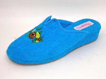 Ciabatte da donna in spugna con zeppa 3 cm - Art. 56