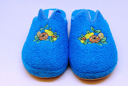 Ciabatte da donna in spugna con zeppa 3 cm - Art. 56