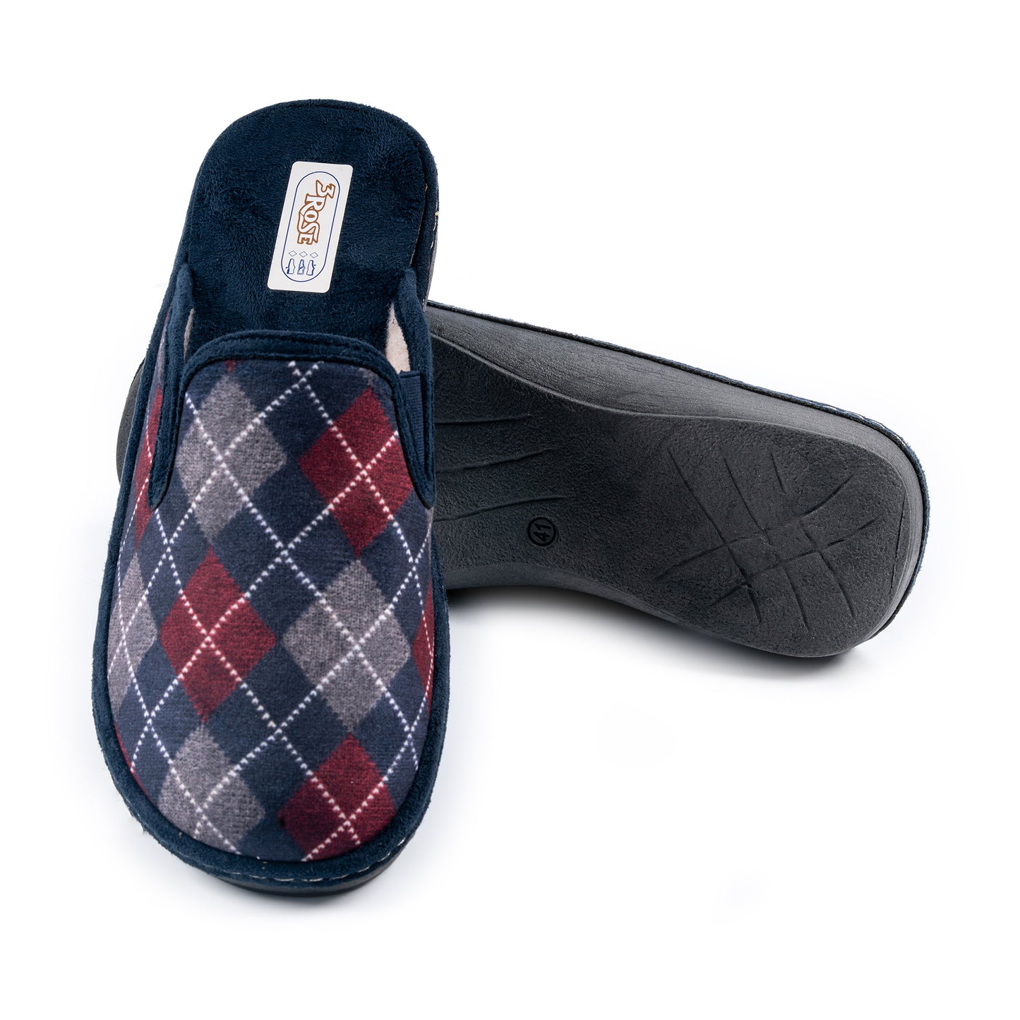 Ciabatte da casa invernali da uomo sottopiede estraibile - Art. 781