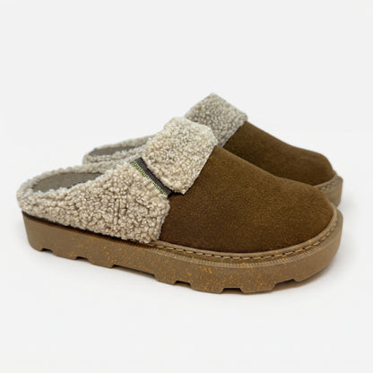 Ciabatte invernali da donna con plantare estraibile e zeppa 4 cm - Art.1726
