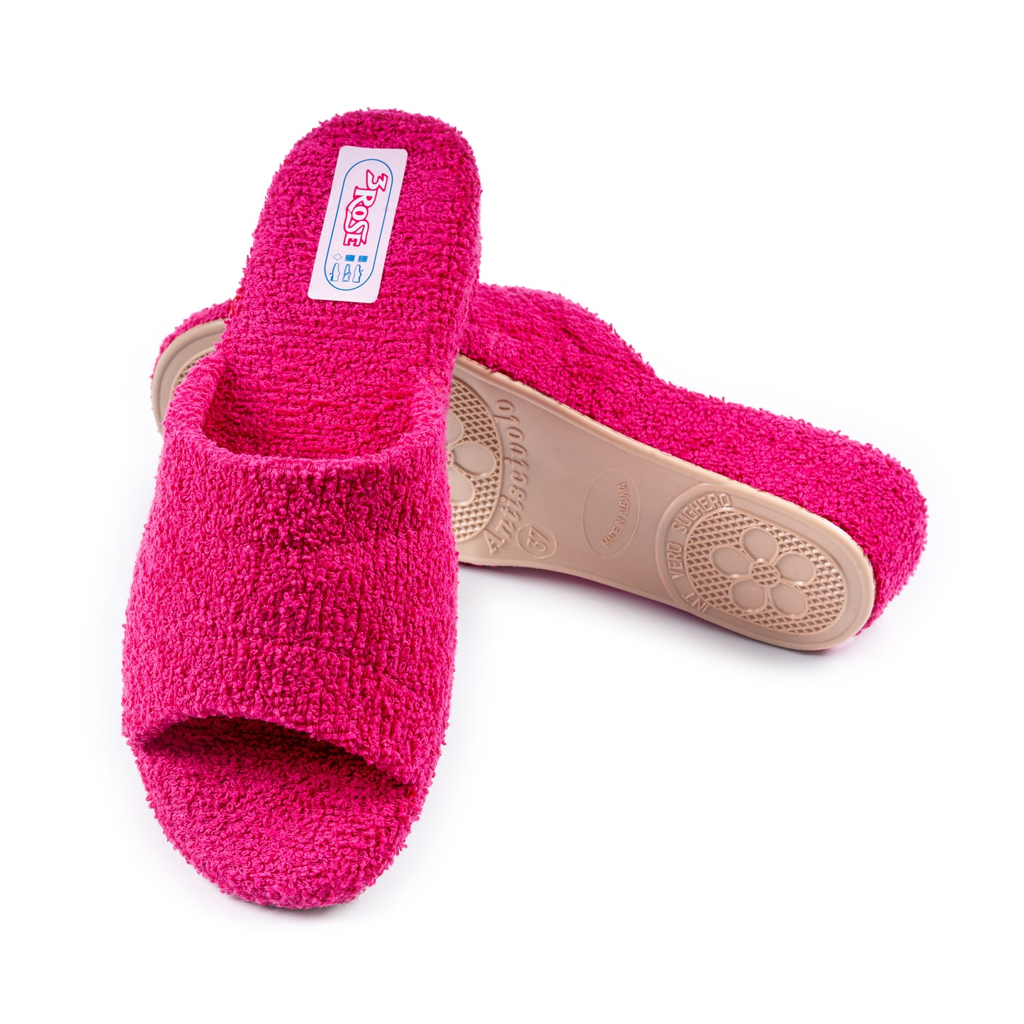 Ciabatte da donna in spugna con zeppa 3 cm - Art. 920