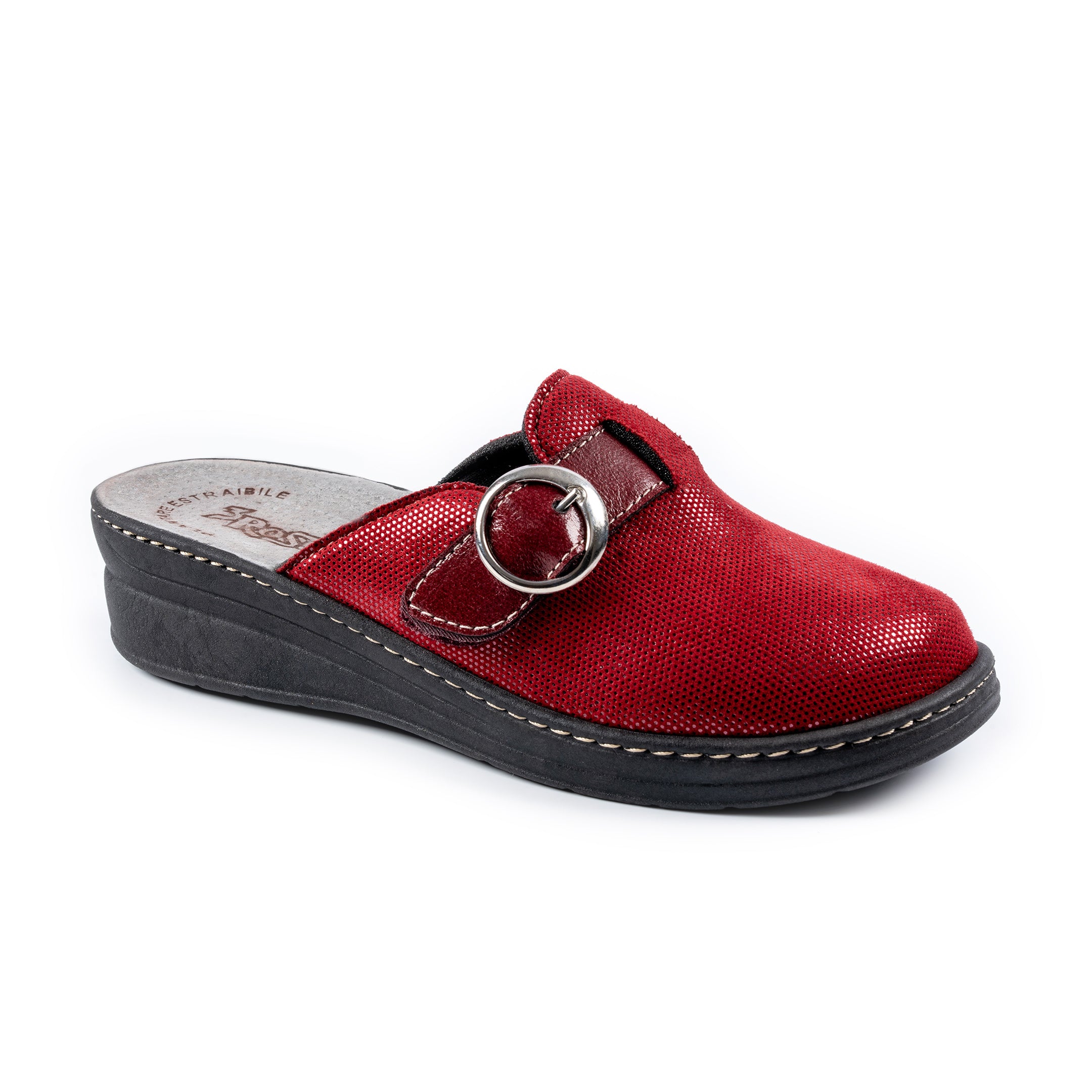 Isotoner Pantofole Donna In Velluto A Righe Rosa – Suola Ergonomica Con Memory Foam – Lavabili In Lavatrice – Taglia 37