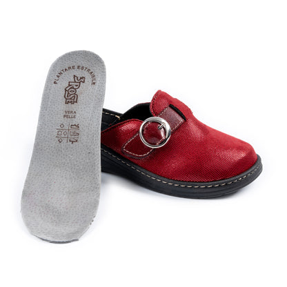 Ciabatta ortopedica da donna con tomaia chiusa e suola anatomica - Art. 941