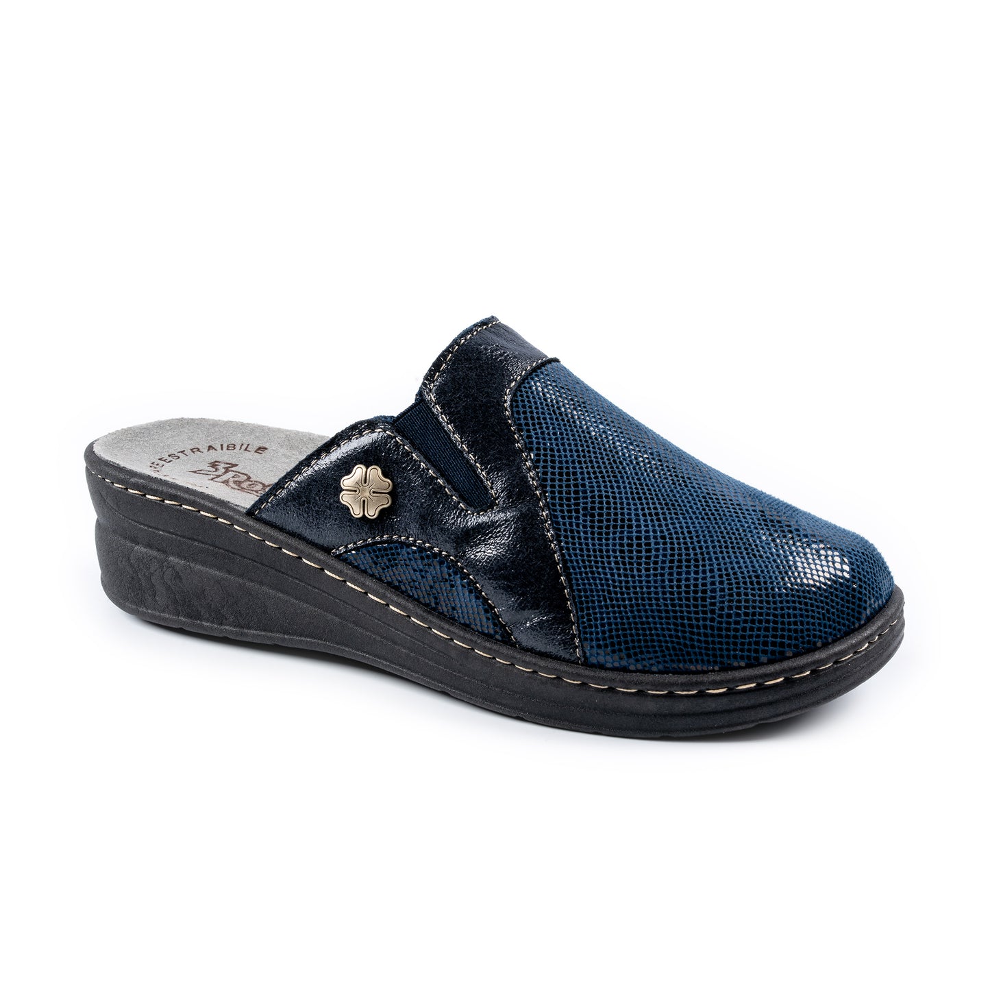 Ciabatte da donna elasticizzata con plantare estraibile - Art. 947