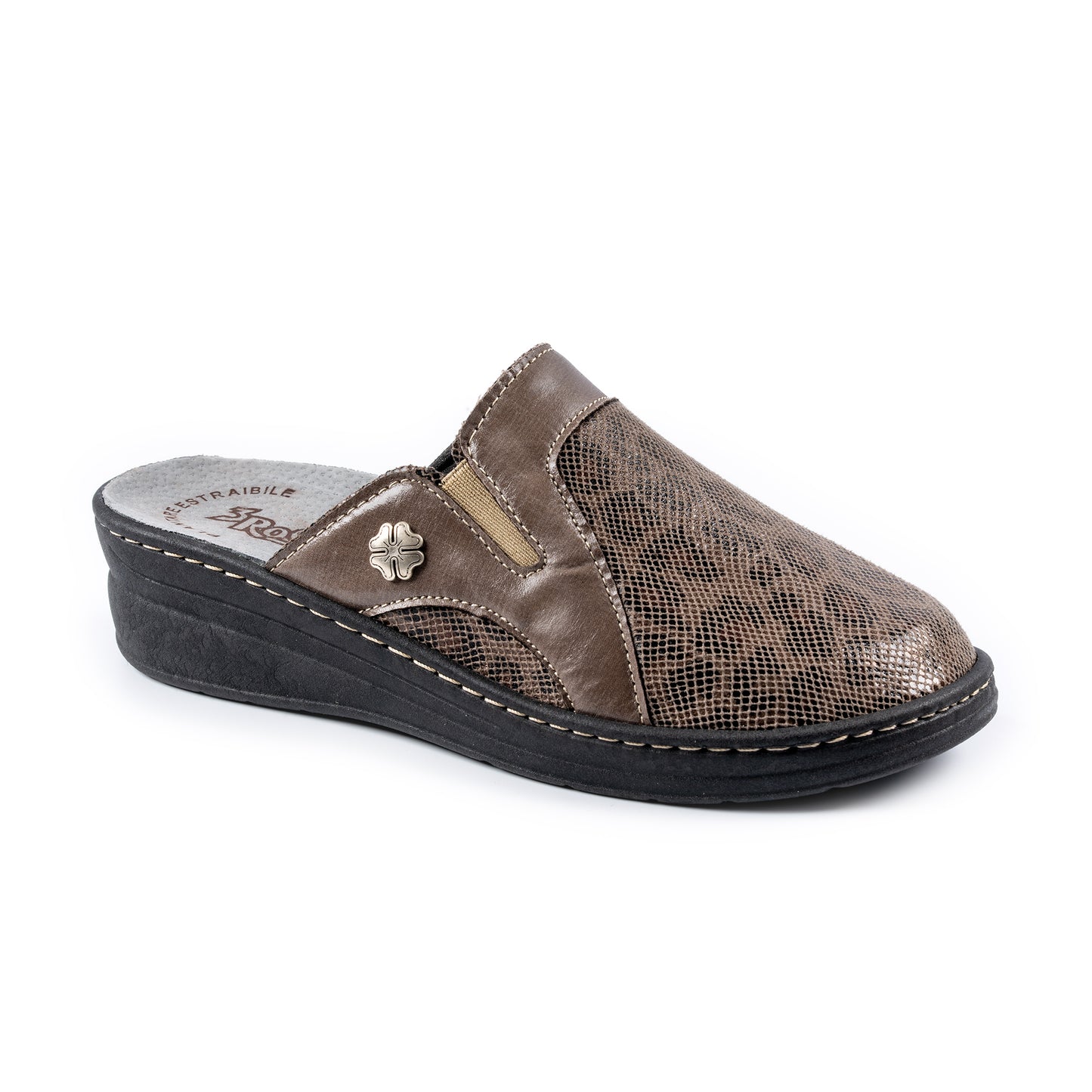 Ciabatte da donna elasticizzata con plantare estraibile - Art. 947