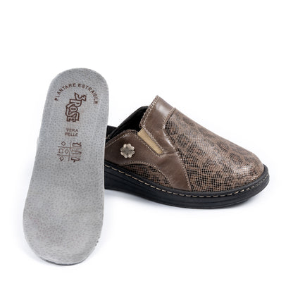 Ciabatte da donna elasticizzata con plantare estraibile - Art. 947