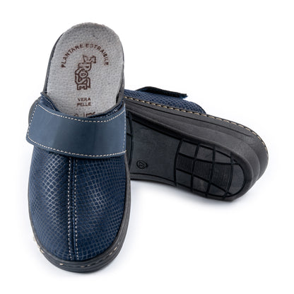 Ciabatte da donna con tomaia in microfibra - Art. 949