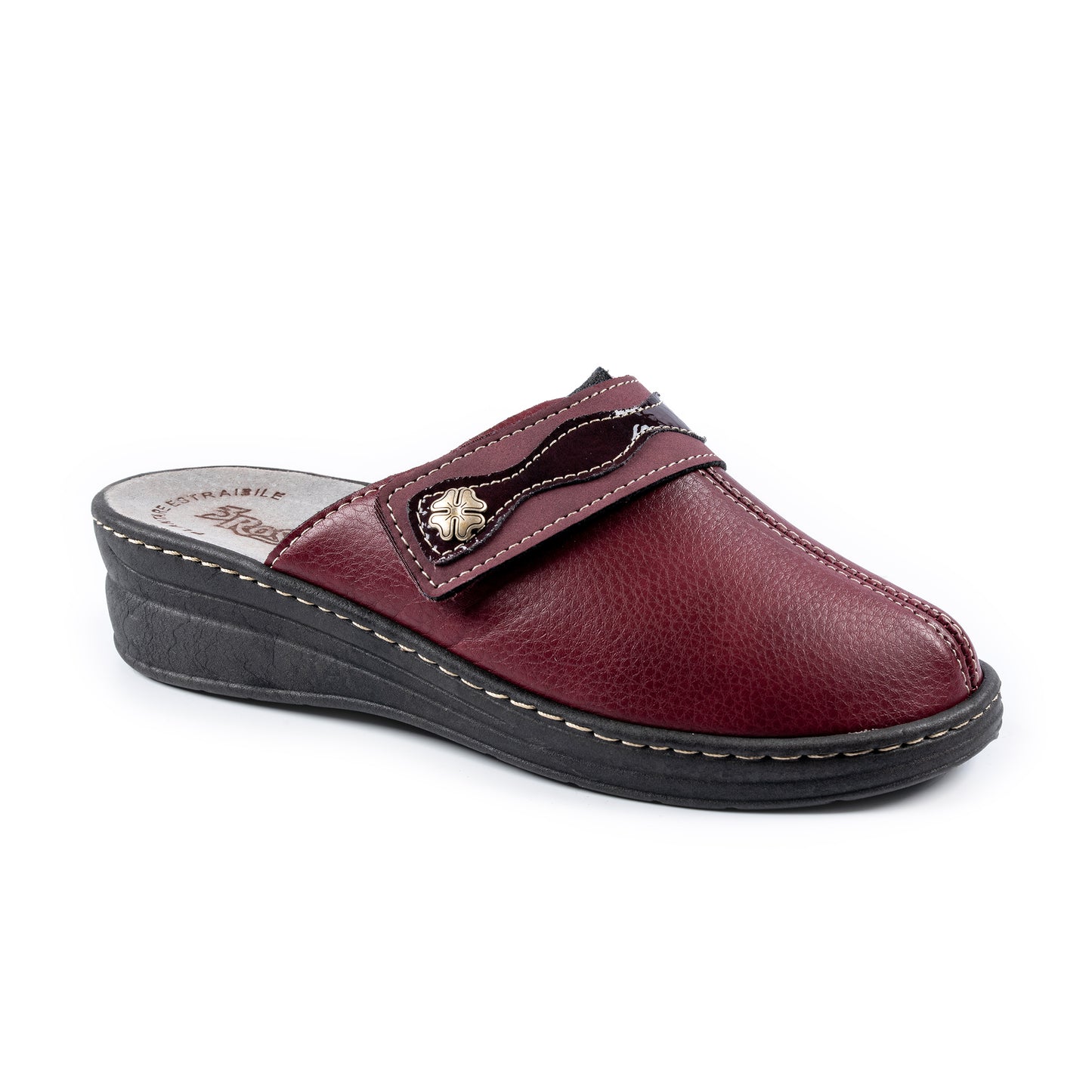 Ciabatte da donna invernali in ecopelle con plantare estraibile -  Art. 970