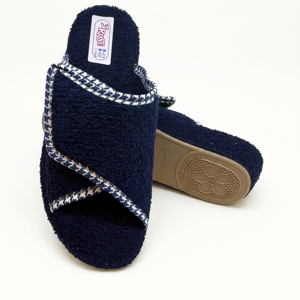 Ciabatte da donna in spugna con zeppa 3,5 cm - Art. 191
