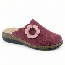 Ciabatte da donna invernali in lana cotta con plantare anatomico estraibile - Art. 1606