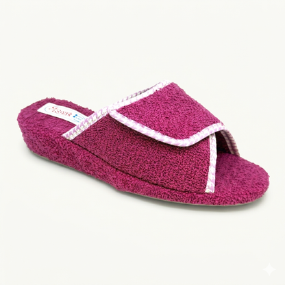 Ciabatte da donna in spugna con zeppa 3,5 cm - Art. 191