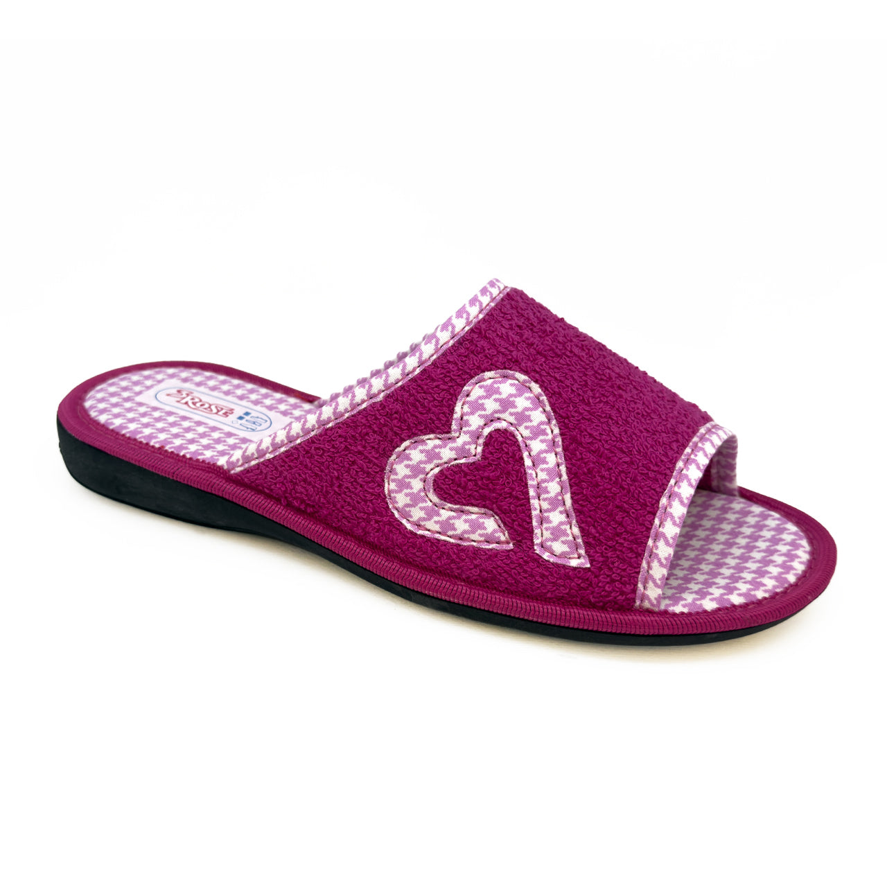 Ciabatte da donna in spugna con cuore - Art. 109