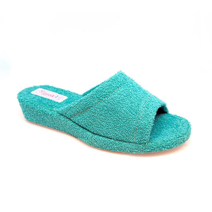 Ciabatte da donna in spugna con zeppa 3,5 cm - Art. 920